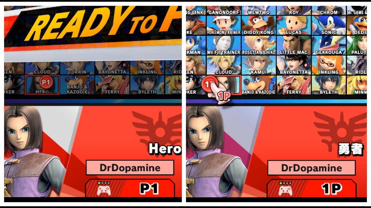 SSBU: Объявления о английских и японских символах