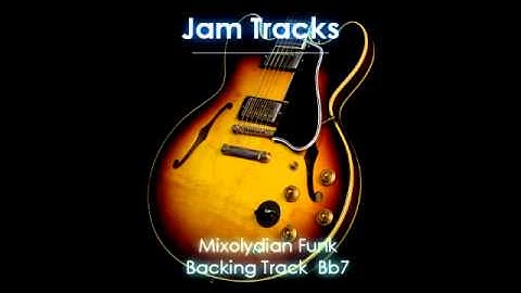 Mixolydian Funk Guitar Backing Track