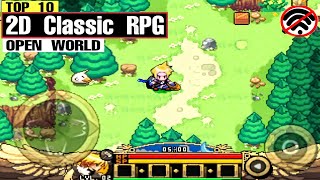 10 Best 2D CLASSIC RPG OPEN WORLD Games for Android & iOS | PIXEL ART RPG Open World Android Part 1