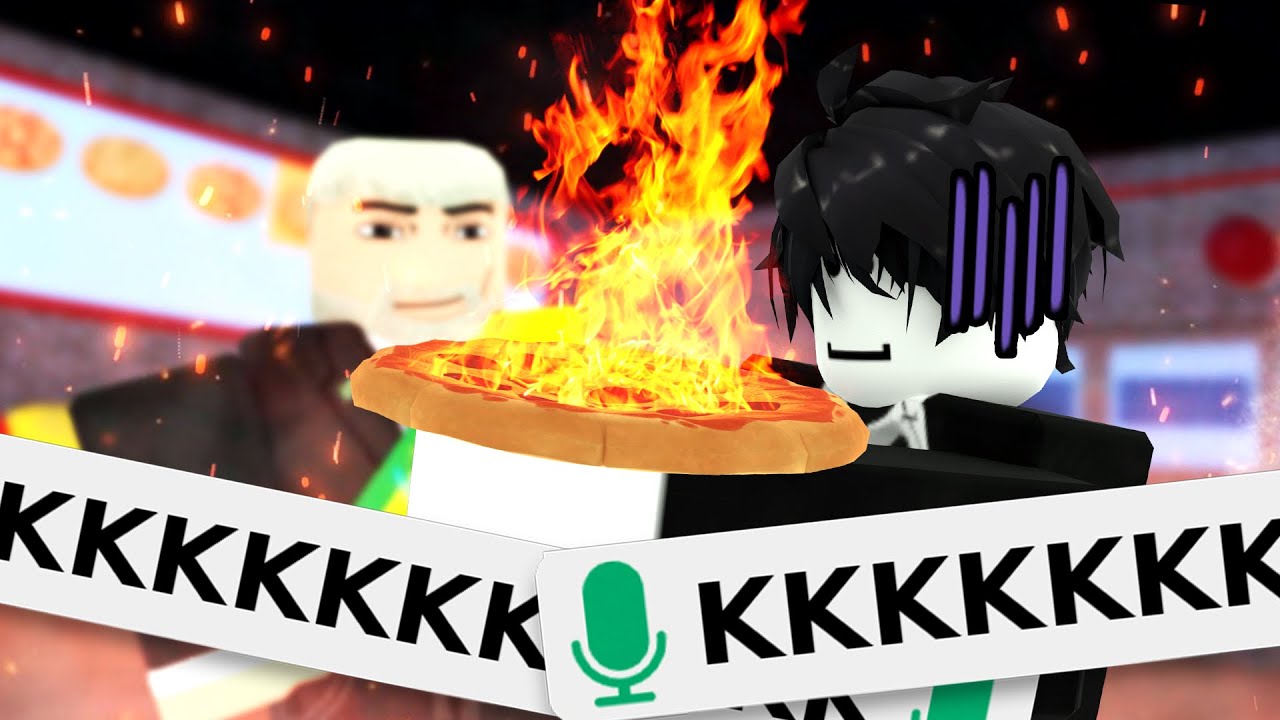 Fazendo Pizza no Chat de Voz do Roblox, a experiência