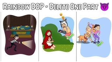 Rainbow DOP - Delete One Part 😈 All Levels Gameplay