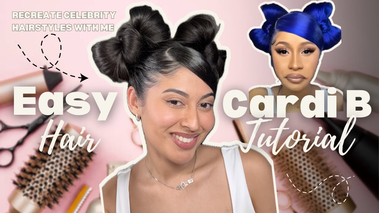 You’ll never believe HOW EASY this CARDI B hairstyle is!!