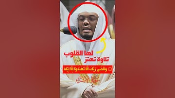 تلاوة تهتز لها القلوب ❤️ ﴿وَقَضَىٰ رَبُّكَ أَلَّا تَعْبُدُوٓا﴾ الشيخ ياسر الدوسري 🕋🕊️