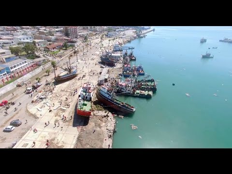 Coquimbo y Tongoy Terremoto Tsunami Earthquake Drone - YouTube