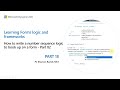 18. How to write a number sequence logic to hook up on a form in D365 Finance - Part 02