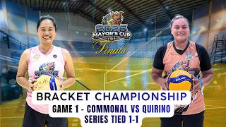 FINALS | Mayor's cup 2026 | G1 - COMMONAL VS QUIRINO 1-1