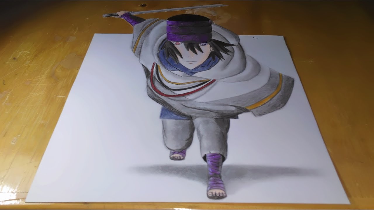 Uchiha Sasuke The Last Naruto Gambar 3D YouTube