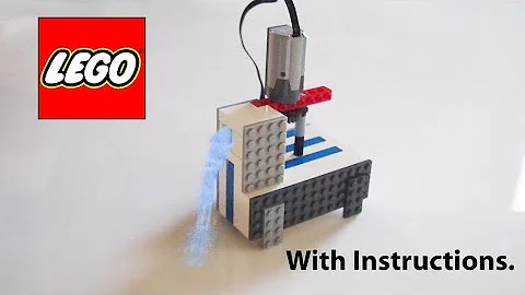Working Lego Centrifugal Water Pump (with instructions)