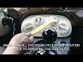 FIAT 500. HOW TO REMOVE THE CLIMATE CONTROL FACE PLATE AND DASHBOARD