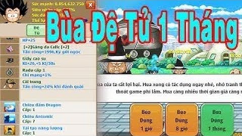 Ngọc Rồng Online Gate Mua Bùa Đệ Tử 1 Tháng, Khô Máu Up Đệ Lên 40 Tỉ