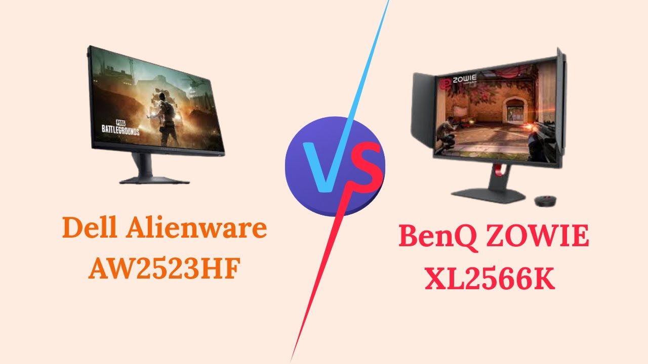 Dell Alienware AW2523HF Vs BenQ ZOWIE XL2566K – Monitor Showdown