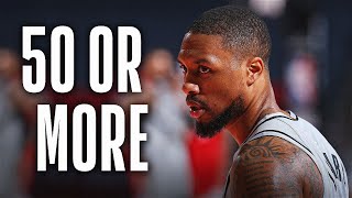 Every Time Damian Lillard Dropped 50 Or More 🔥