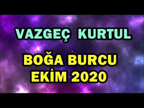 EKİM 2020 BOĞA VE YÜKSELEN BOĞA  - TEMİZLİK ZAMANI #ekimboğa