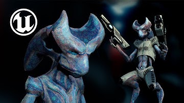 Preview - Game-Ready 3D Character - sd Alien Invader