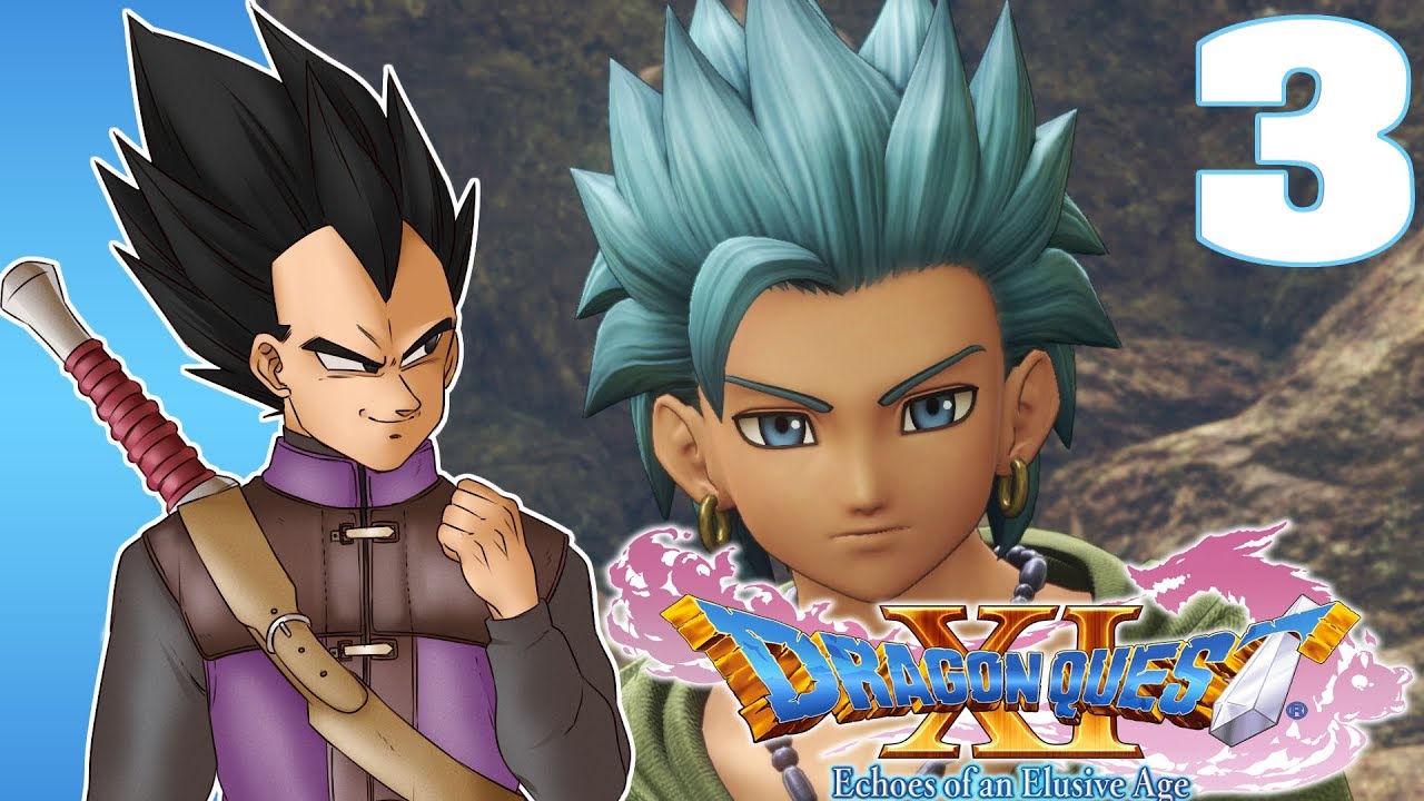 Edgy Gohan Is In The House Vegeta Plays Dragon Quest Xi Part 3 Youtube