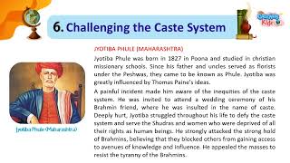 Chapter-6 Challenging the Caste System| Heritage-8 | Social Studies | Genius Kidz | School Learning