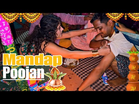 ￼ Mandap Poojan Day-1 | wedding in Uttar Pradesh #varshasinghrajput #dailyvlog 
