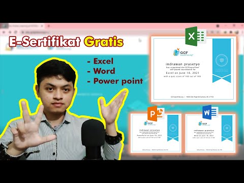 Cara Mendapatkan Sertifikat Excel, Word & Powerpoint GRATIS!!! Bukan Untuk CPNS!!!
