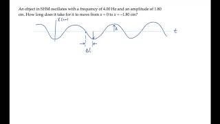 Oscillations: Basic Quantities. Level 2, Example 1
