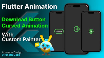 Flutter Animation | Download button animation | Curved animation | Speed Code