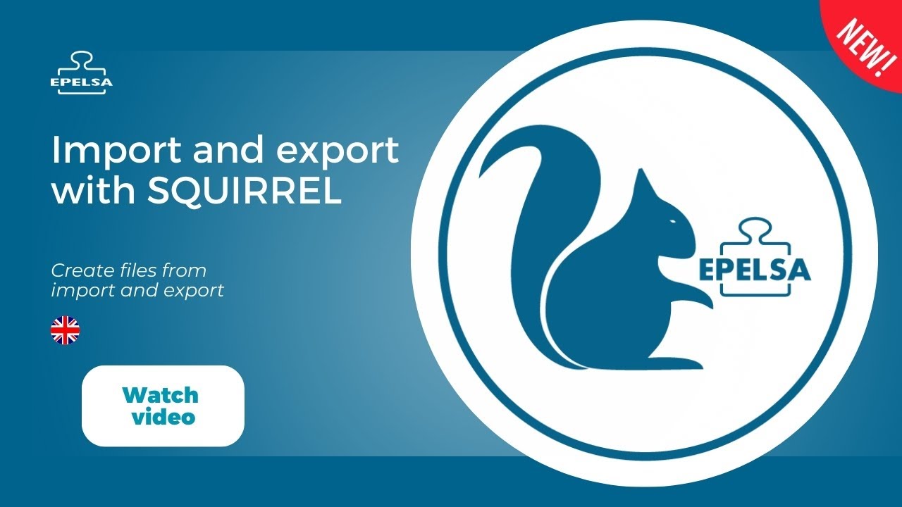 Epelsa EpelSoft SQUIRREL: importing and exporting (english)