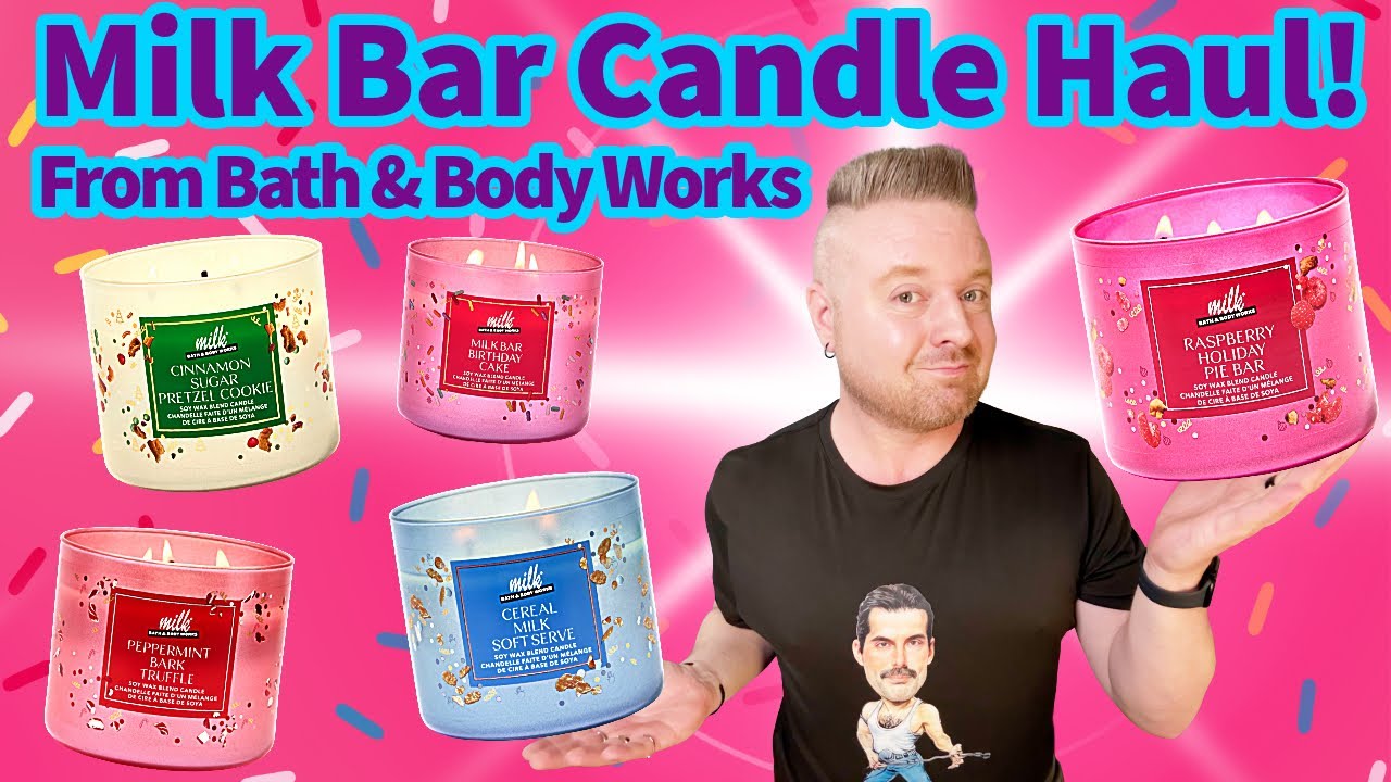 Milk Bar Candle Haul - Bath & Body Works - YouTube