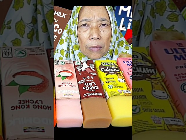 Indomilk || Ultra milk || Hilo #pudingsusukotak #asmr #mukbang