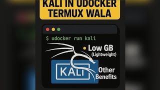 🔥 Kali in uDocker Termux Wala – Install Lightweight Kali in Android (No Root!)