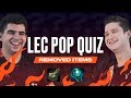 LEC Pop Quiz - Removed Items