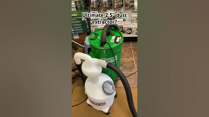 The best 2.5” dust extractor? I think so! #dustcollector #woodworking #woodworkingtools