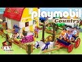 Yee Haw! Playmobil Country!  Pony Farm, Horses and Foal, Horse Drawn Carriage and More!