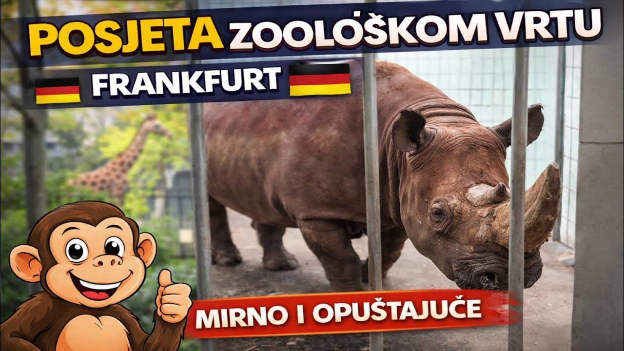 Тихий день в городе — посещение Франкфуртского зоопарка.