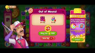 Gardenscapes Level 3984 (Pink Level - One Shot Level) ONE TRY CHALLENGE
