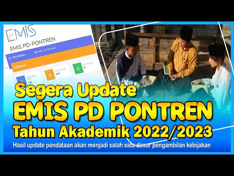 UPDATE EMIS PD PONTREN TAHUN AKADEMIK 2022/2023