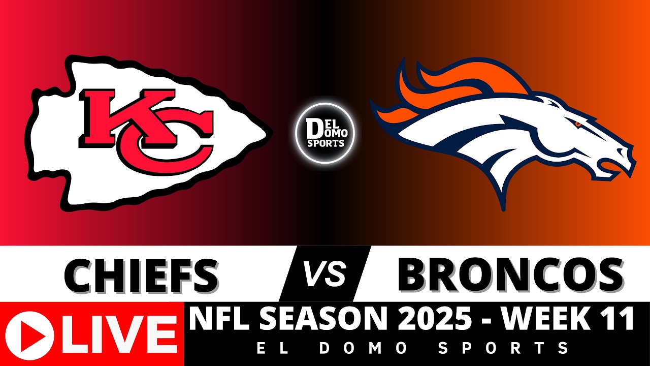 KANSAS CITY CHIEFS VS DENVER BRONCOS 🏈 NFL Week 11 Play-by-Play ...