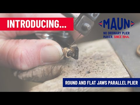 Maun Round And Flat Jaws Parallel Plier