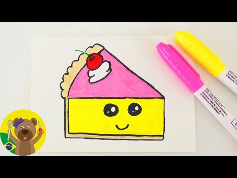 APRENDA A DESENHAR UM BOLO SUPER FOFO!