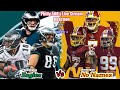 Eagles VS Washington No Names | Live Stream Reaction | Week 1