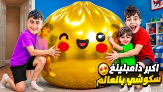 خلودة وقصي وكموتة عملوا أكبر دامبلينغ سكوشي بالعالم 😳عبيناها ميتين الف حبة اوربيز😱