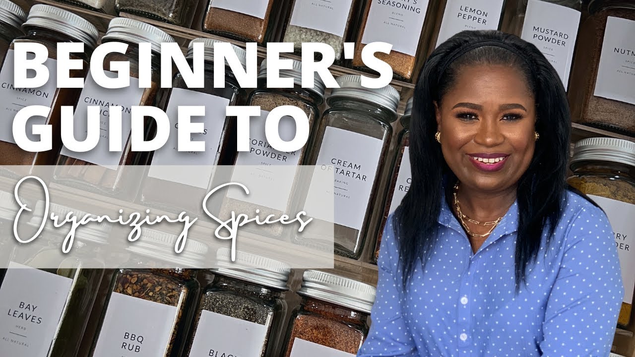 Beginner's guide to BUYING, STORING & ORGANIZING SPICES | At Home With Nikki