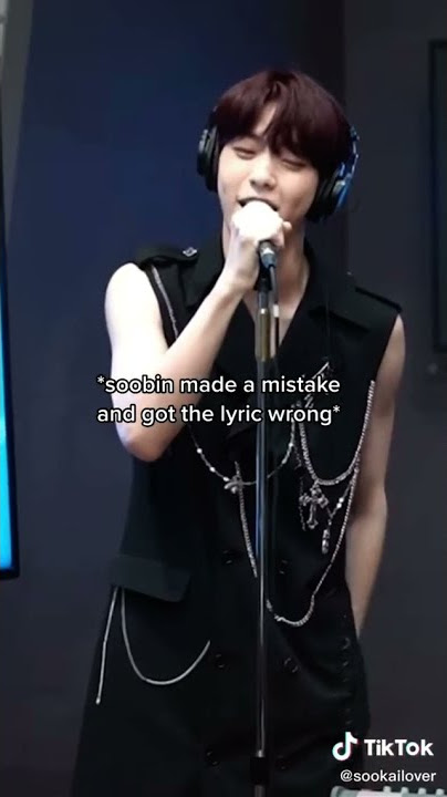 when soobin make a mistake and got the lyric wrong while lo$er=lover live perform