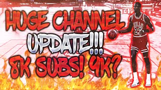 BIGGEST CHANNEL UPDATE I MADE! • 2K17, GFX, & MORE! • 8K SUBS!!! • BEST JUMPSHOT?! • NBA 2K16 MyPARK