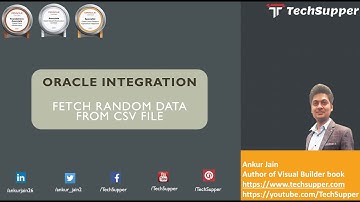 Get random data from CSV file in Oracle Integration | OIC