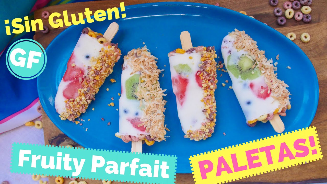 Gluten Free Fruit Parfait Popsicles - La Cooquette