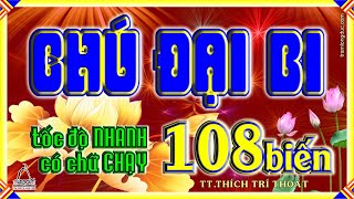 Chú Đại Bi 108 biến NHANH CÓ CHỮ - Thầy Thích Trí Thoát mp3 - Tụng kinh Chú Đại Bi 108 biến mỗi ngày