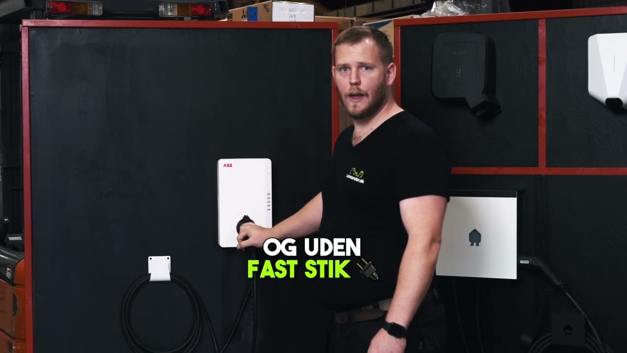 ABB Terra 11kW eller 22 kW ladestander/ ladeboks fra ladestander.dk