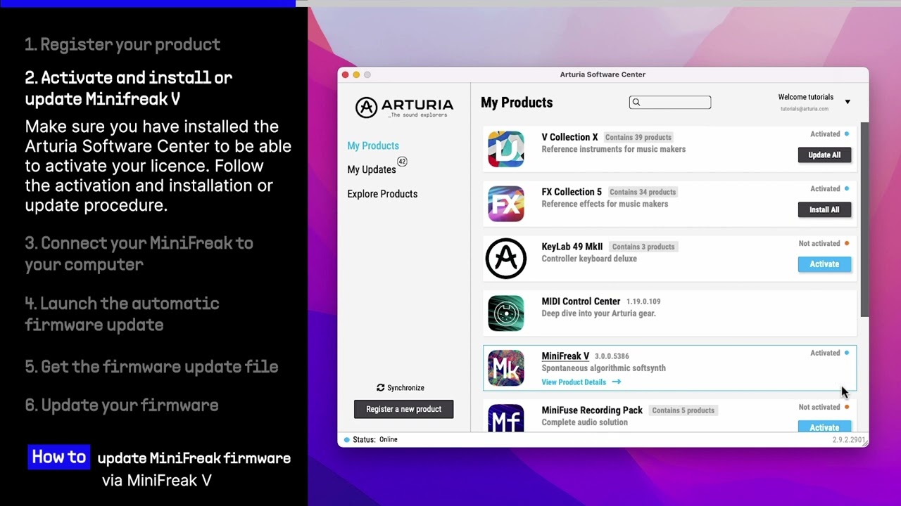 MiniFreak V - Firmware Update – Arturia FAQ