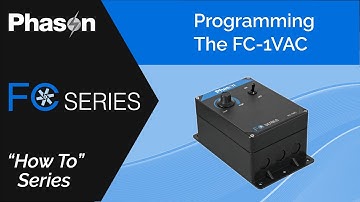 How to Use the FC-1VAC Fan Speed Controller (Formerly MSC-4) | Manual Fan Control by Phason Controls