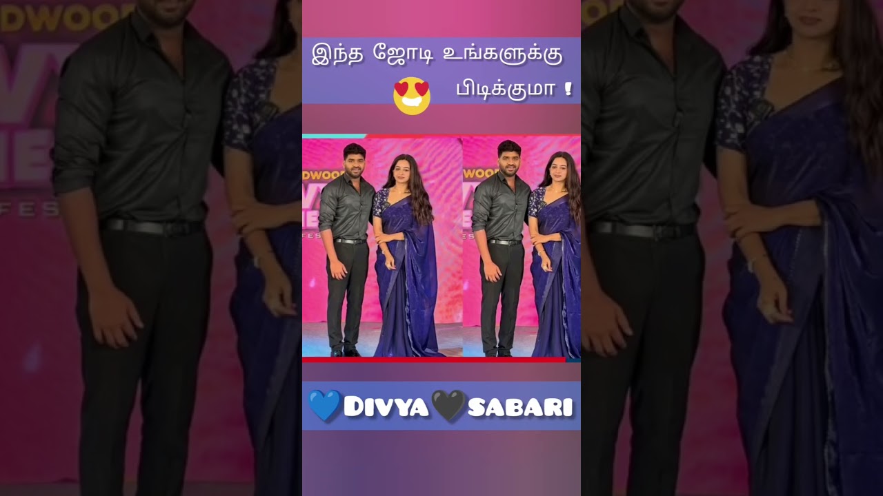 divya💙🖤sabari cute couple