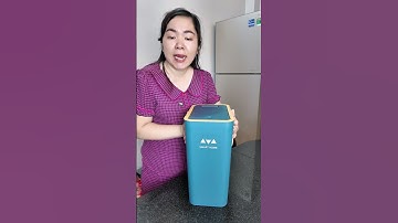 Thùng rác nắp bật tiện lợi #dungdanda7 #reviewgiadung #youtubeshopping